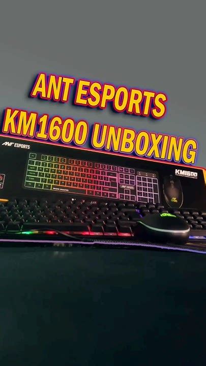 Unboxing the Ant Esports KM1600 Gaming Combo.